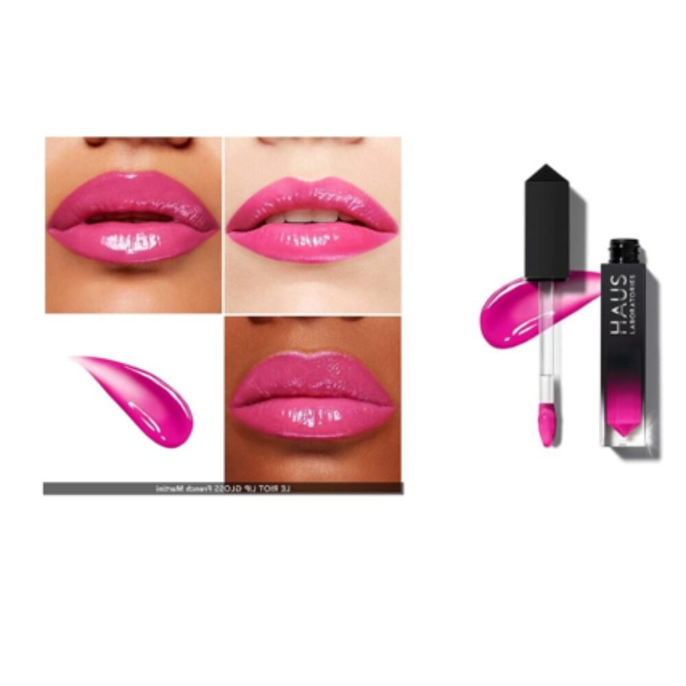 HAUS LABS by Lady‎ Gaga LE RIOT LIP GLOSS Ultra Shine FRENCH MARTINI - MSRP $35